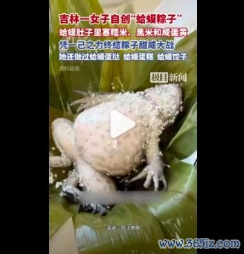 “蛤蟆粽子”散伙粽子甜咸大战